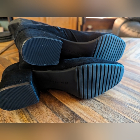 Bandolino Boots Suede Knee High Boot stretch back fabric for comfort SZ 6 - Picture 3 of 5